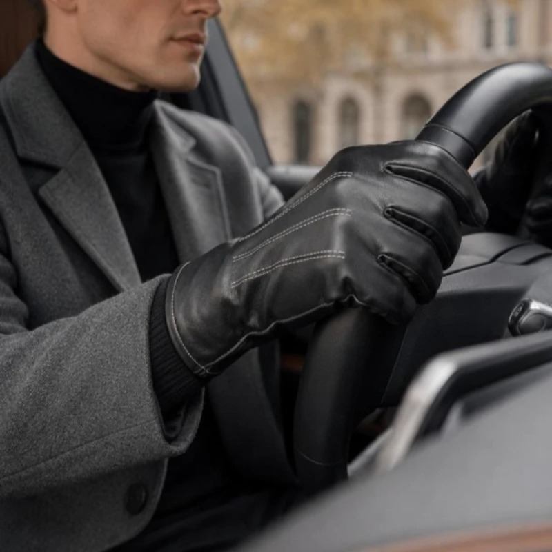 1/2 Paar Winter-Kunstlederhand – Leather Driving Glove Bewertung und Preis
