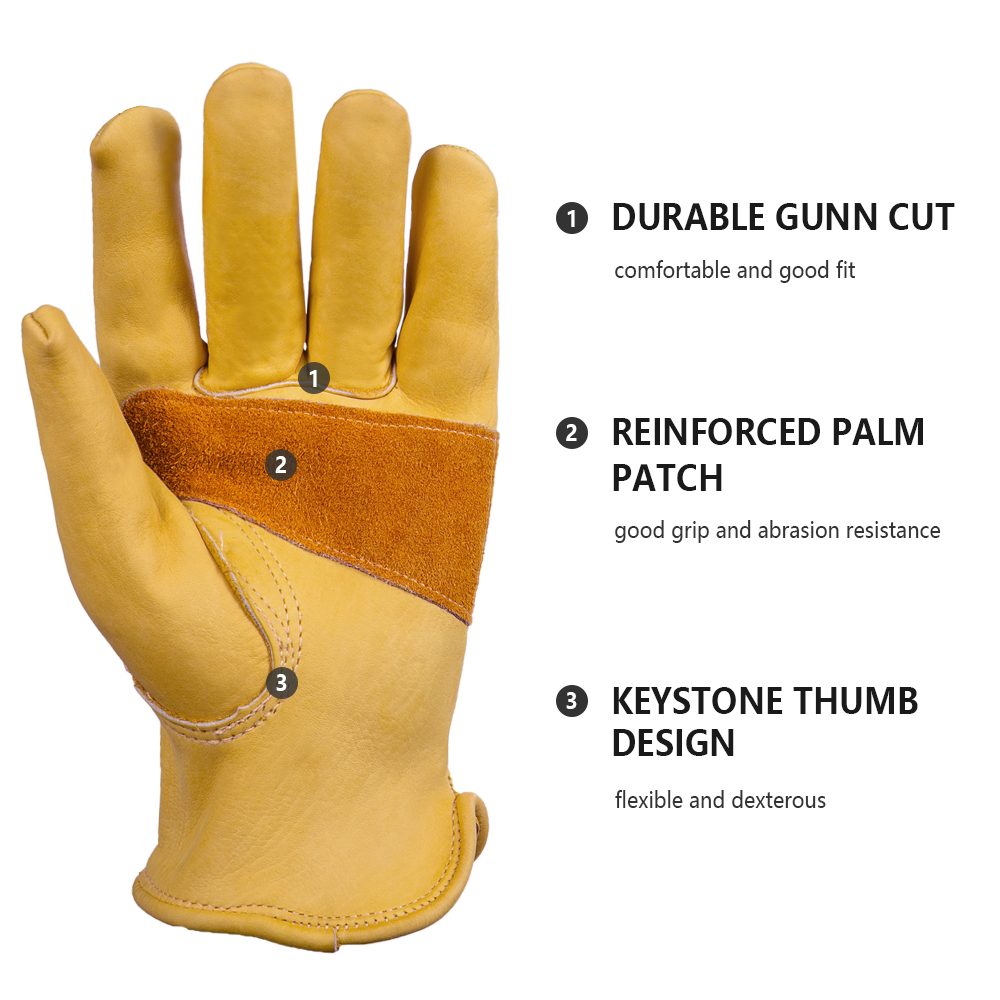 1 Paar Leder-Arbeitshandschuhe – Leather Driving Glove Bewertung und Preis