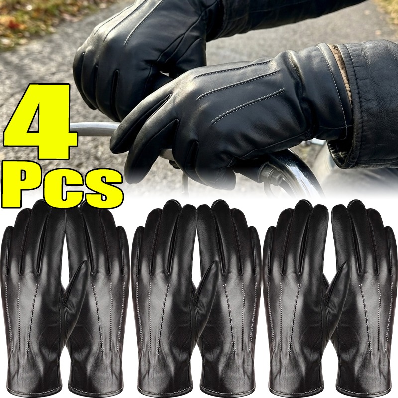 Thermische PU-Lederhandschuhe  – Leather Driving Glove Bewertung und Preis