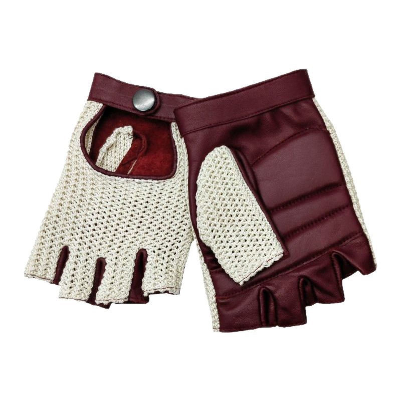 Echte Schafsleder-Halbfingerha – Leather Driving Glove Bewertung und Preis